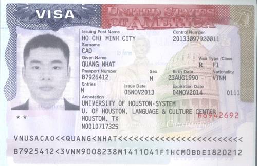 Thẻ visa cho người Việt tại Nhật