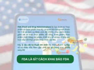 FDA Là Gì? Cách Khai FDA Khi Gửi Hàng Đi Mỹ 05 Bước