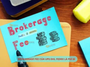 Brokerage Fees UPS Là Gì? Phí Môi Giới Hải Quan 2026